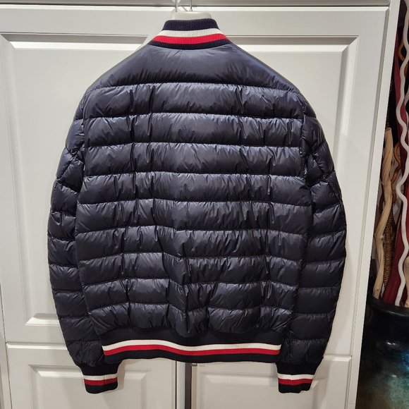 Moncler Logo-Patch Zip-Up Padded Bomber Jacket - Picture 10 of 16